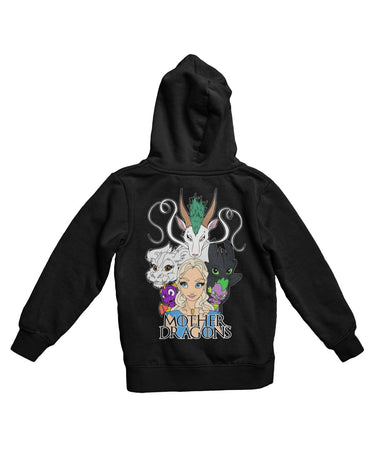 Top Notchy Mother of Dragons Back Printed Unisex Hoodie 8Ball